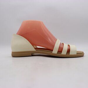 Crocs Tulum  Sandal Women's Size 9 Cream White Slip-On Open Toe